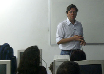 Palestra de Luiz Agner na UniRio - junho 2008.