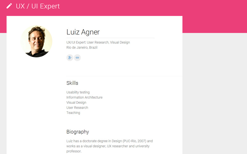 Página Google Developers Top Experts -UX/UI - Luiz Agner